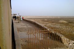 Train station in the desert between Al Faiyum and Al Wasta in Egypt.