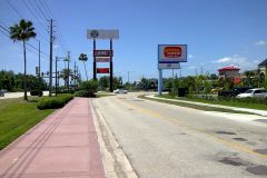 Street near Gaylord Palms, Orlando, Florida, USA
