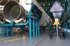 Saturn V Rocket Display Hall at Kennedy Space Center, Florida