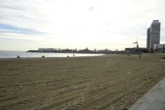 Barceloneta Beach and Port Olímpic Skyline, Barcelona
