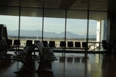 At the airport Girona, Spain
