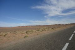 Desert Landscape on the road between Ouarzazate and Mhamid in Morocco