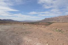 Desert Landscape on the road between Ouarzazate and Mhamid in Morocco