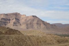 Desert Landscape on the road between Ouarzazate and Mhamid in Morocco