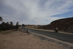 Desert Landscape on the road between Ouarzazate and Mhamid in Morocco