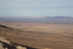 Desert Landscape on the road between Ouarzazate and Mhamid in Morocco