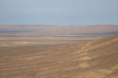 Desert Landscape on the road between Ouarzazate and Mhamid in Morocco