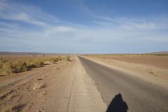 Desert Landscape on the road between Ouarzazate and Mhamid in Morocco