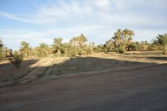 Desert Landscape on the road between Ouarzazate and Mhamid in Morocco