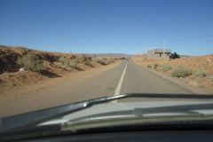 Sahara desert landscape between Zagora and Merzouga in Morocco