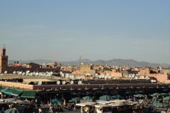 Satellite-Dotted Rooftops Above Jemaa el-Fnaa Market, Marrakesh, Morocco
