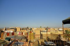 Rooftop Café View Over Marrakesh Medina and Jemaa el-Fnaa
