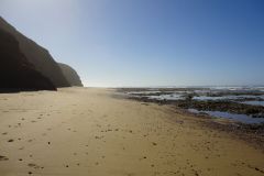 Long Empty Beach Below Cliffs, Sidi Ifni