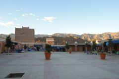 Centre of Tafraoute in Anti Atlas of Morocco