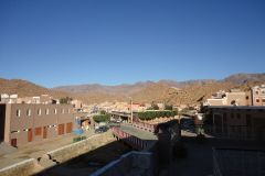 Landscape in the Anti Atlas on the way from Tafraoute to Taroudannt in Morocco.