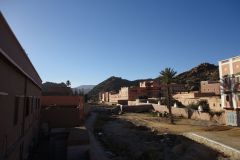 Landscape in the Anti Atlas on the way from Tafraoute to Taroudannt in Morocco.
