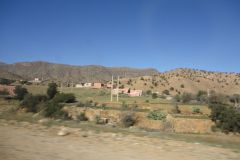 Landscape in the Anti Atlas on the way from Tafraoute to Taroudannt in Morocco.