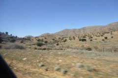 Landscape in the Anti Atlas on the way from Tafraoute to Taroudannt in Morocco.