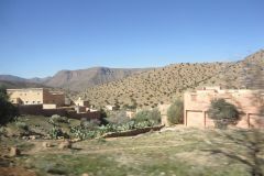 Landscape in the Anti Atlas on the way from Tafraoute to Taroudannt in Morocco.