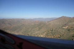 Landscape in the Anti Atlas on the way from Tafraoute to Taroudannt in Morocco.