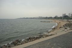 Beach scene at the beach of Xingcheng, Liaoning, China