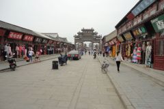 Old city centre in Xingcheng, Liaoning, China