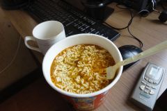 A classical noodle soup in Xingcheng, Liaoning, China
