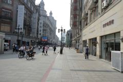 A street scene in Tianjin, China