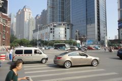 A street scene in Tianjin, China