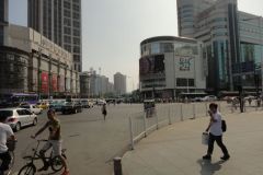 A street scene in Tianjin, China
