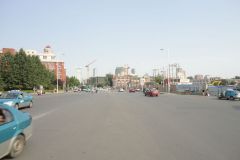 A street scene in Tianjin, China