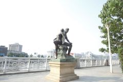 Naked figures in Tianjin, China
