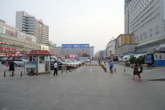 A street scene in Jinan, China