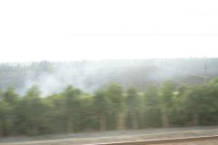 View from the train between Jinan and Nanjing in China