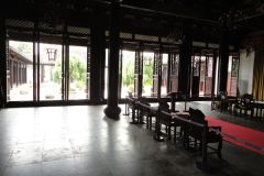 Inside a temple in Suzhou, China