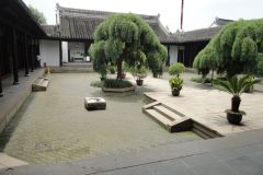 Inside a temple in Suzhou, China