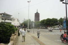A street scene in Suzhou, China