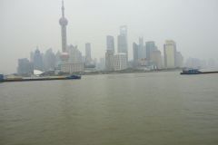 Pudong as seen from The Bund in Shanghai, China