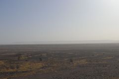 Sahara desert landscape around Mhamid, Morocco