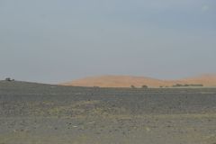 The sand dunes of Merzouga, Morocco