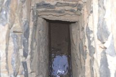 A qanat in the sand dunes of Merzouga, Morocco