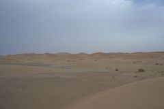 The sand dunes of Merzouga, Morocco
