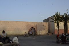 Gate to the old city (medina) of Marrakech, Morocco