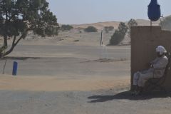The sand dunes of Merzouga, Morocco