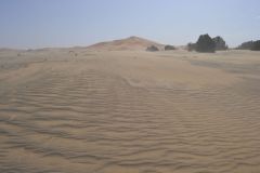 The sand dunes of Merzouga, Morocco