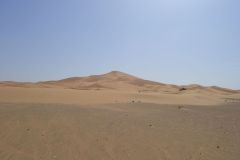 The sand dunes of Merzouga, Morocco