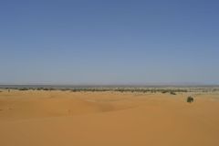 The sand dunes of Merzouga, Morocco