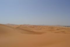 The sand dunes of Merzouga, Morocco