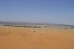 The sand dunes of Merzouga, Morocco