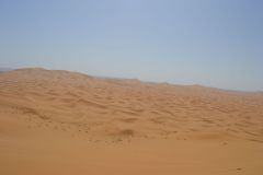 The sand dunes of Merzouga, Morocco